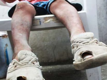 mexican  couple brutality over children