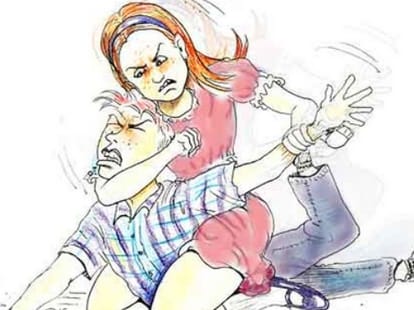eve teasing the youth of the young woman's beating