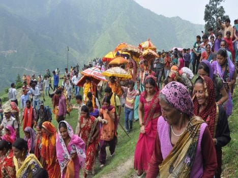 nanda raj jat yatra in bhagoti