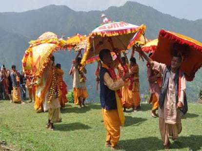 nanda raj jat yatra in bhagoti