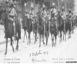 indian arm men were avoided during first world war