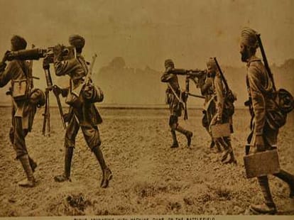 indian arm men were avoided during first world war