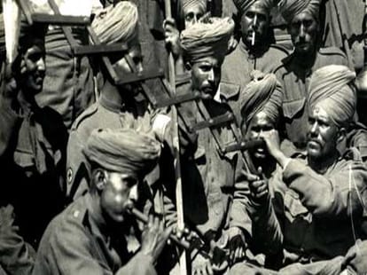 indian arm men were avoided during first world war
