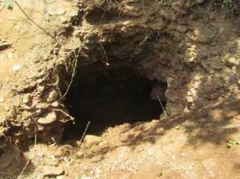 50 meter tunnel dug into Indian territory