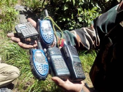 terrorist communication center flown in flood