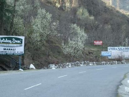 National Highway 21 have hazardous driving conditions.