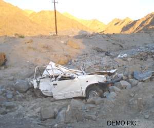 jeep accident at rohru.