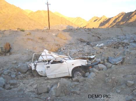 alto car accident at kotkhai
