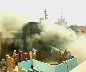  fire after blast in NIPER Lab
