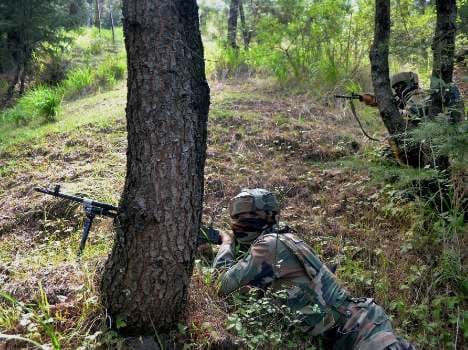 4 terrorists killed in an encounter at tangdhar in j&k