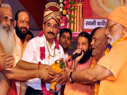 pm modi brother pankaj modi in haridwar