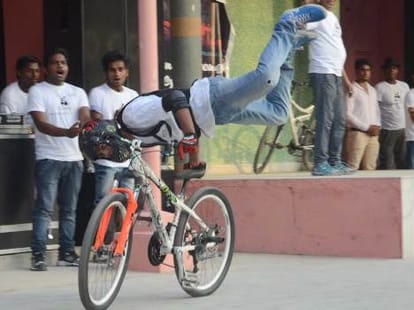 students are coming college by cycle.