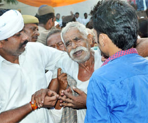 funeral of martyr in bulandshahr