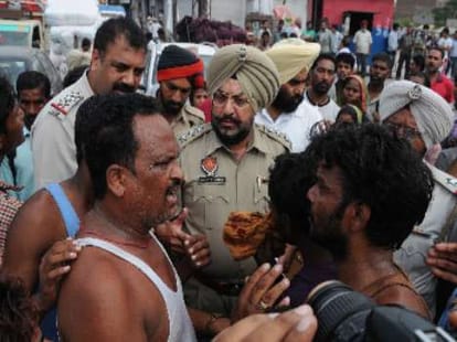bloody confrontation and firing in ludhiana