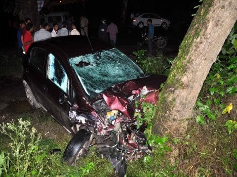 car accident in dehradun
