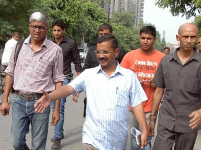 aap convener arvind kejriwal gets a new look.