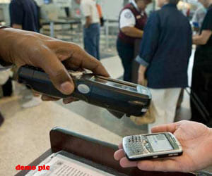 Gold smuggling through mobile battery at igi airport.
