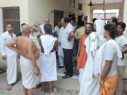 A monk killed in ayodhya