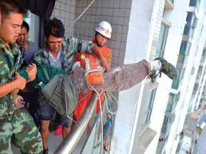 man escaped death 