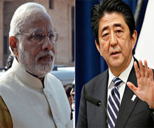 Fast friend between japan pm and indian pm narendra modi