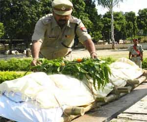 The mining mafia crushed the policeman by tractor.