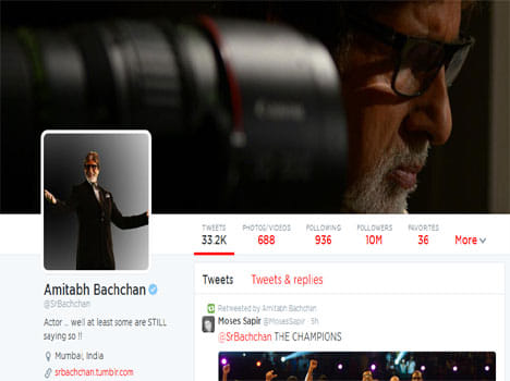amitabh bachchan fan following on twitter reach one crore