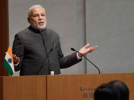 modi gave four edification to students of japan.