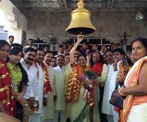 BJP candidate concerned about her surname.