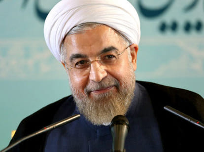 iran president urges clerics to tolerate Internet.