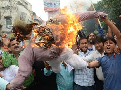 Rebellion in Haryana BJP, Protest by BJP Supporters