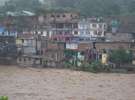 Catastrophe struck by rains and landslides in j&k