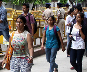 Delhi university student's election 2014. 