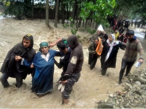 200 ration depots under flood threat across kashmir
