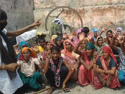Dalit mother-daughter abused in merrut.