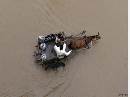 hafiz saeed says flood in pakistan is Indian water aggression 