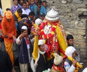 maa nanda doli reached ghaat