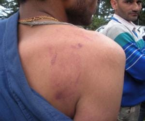 dehradun police beat student