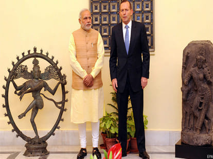 australian pm returns stolen idols modi