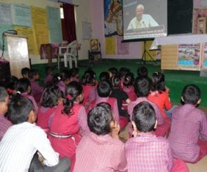 child was happy after listening mdi speech