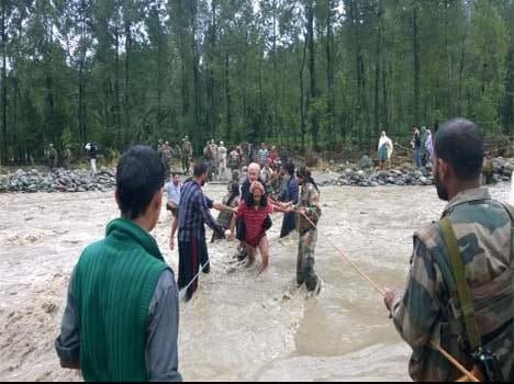 about army rescue operation in kashmir valley