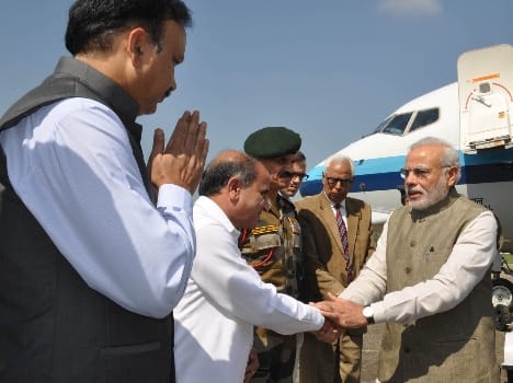 Prime Minister made an aerial tour of the flood zone