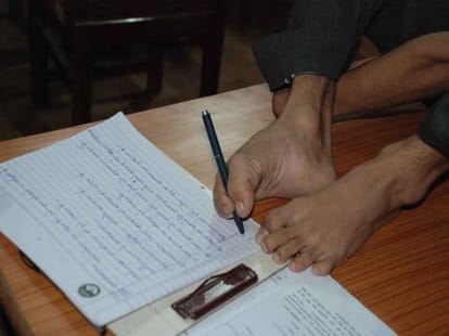 haldwani disabled boy set example for everyone