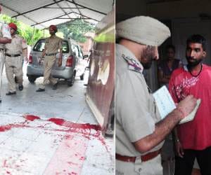 Two bullets struck again a minute later