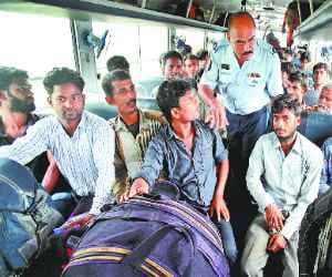 army jawan families stuck in flood with food