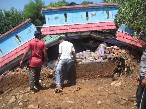 nature's havoc on the border villages