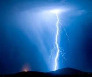 rain in night