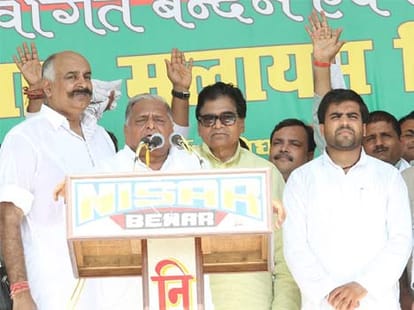 voting for bypoll in Uttar Pradesh.