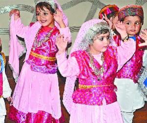 grand parents day in smart kids school.