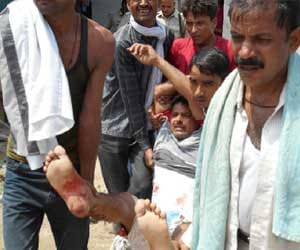 firing on toll plaza in allahabad