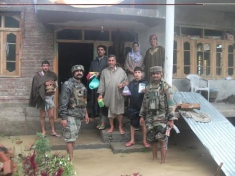indian army doing good job in kashmir flood
